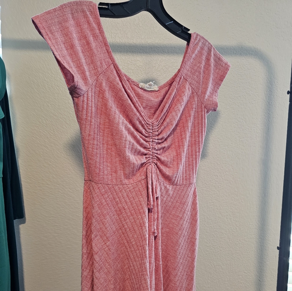 Rolla Coster Pink Flutter Sleeve Sundress